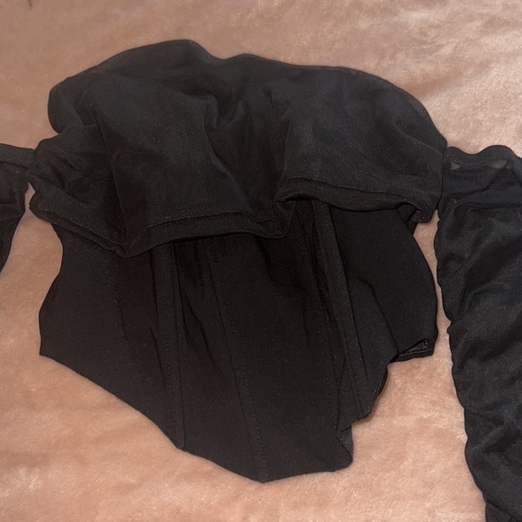 Amazon Tops Amazon Black Corset Top Poshmark